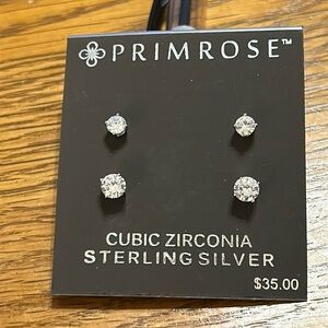 Primrose Sterling silver earrings BNWT